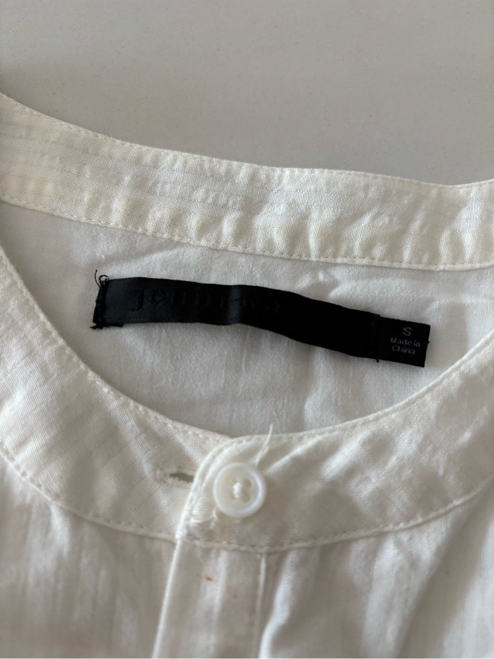Jenni Kayne White Maxi Button-Front Midi Dress CT - Picture 7 of 7